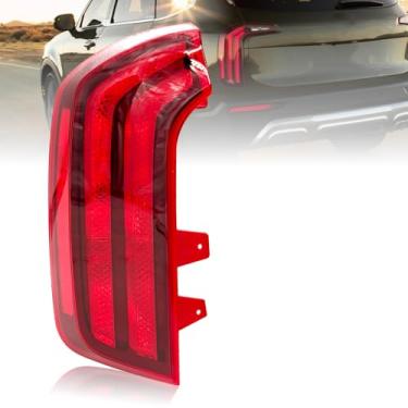 Imagem de BZJUNZE Conjunto de luz traseira externa de halogênio esquerdo 92401S9000 compatível com Kia Telluride LX/S Sport Utility 4 portas lado do motorista conjunto de lâmpada de freio 92401-S9000 KI2804160
