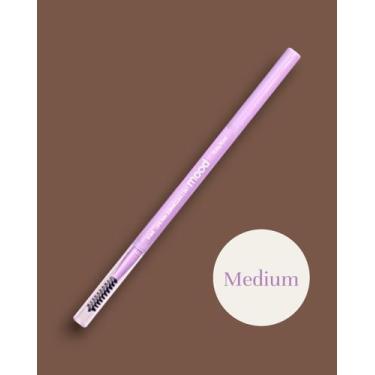 Imagem de Lápis de Sobrancelha 2 em 1 Mood Ruby Rose (Com Escovinha) Cor:Medium,