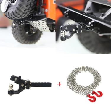 Imagem de Metal Simulated Climbing Trailer Hood/Hook Chain for Traxxas TRX4 TRX-4 1:10 RC Crawler Car Modify