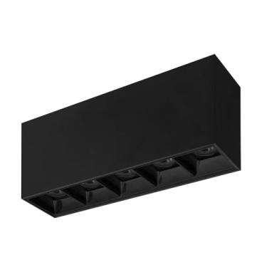 Imagem de Spot Íris LED Sobrepor Bivolt 10W 3.000K Preto