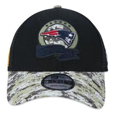 Imagem de BONÉ NEW ENGLAND PATRIOTS 940 ABA CURVA NEW ERA NFP23BON225 PRETO-Masculino