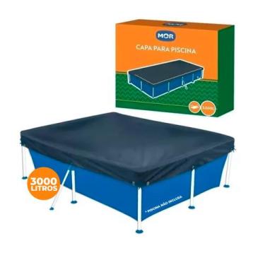 Imagem de Capa Para Piscina 3000 Litros Estrutural Proteção Retangular 3,5mX1,94
