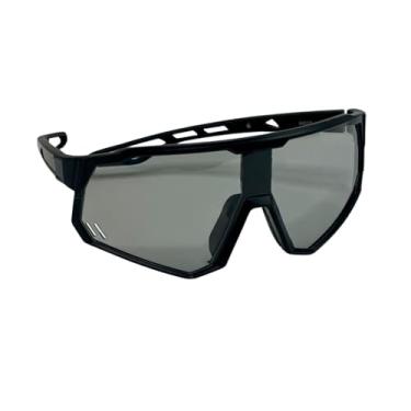 Imagem de Óculos de Sol Esportivo Fotocromático Polarizado Unissex - Ideal para Bike, Corrida, Beach Tennis e Vôlei - Proteção UV400 (Preto - Preto)
