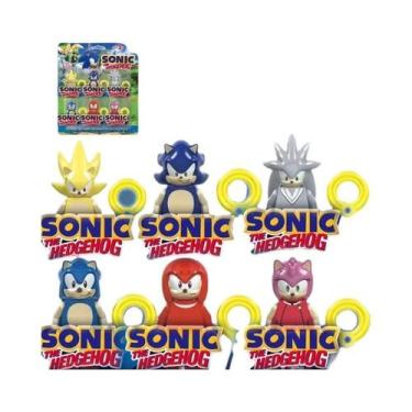 Imagem de Blocos De Montar De Personagens De Desenho Animado Mario Sonic, Figura