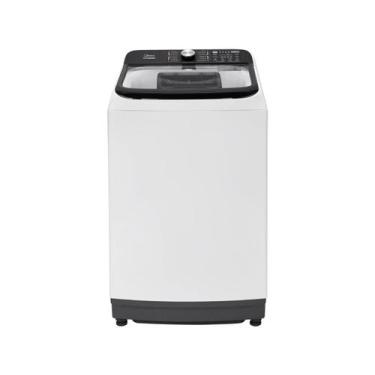 Imagem de Lavadora de Roupas Midea 15kg Cesto Inox Branca Wave Agitator, Branco,