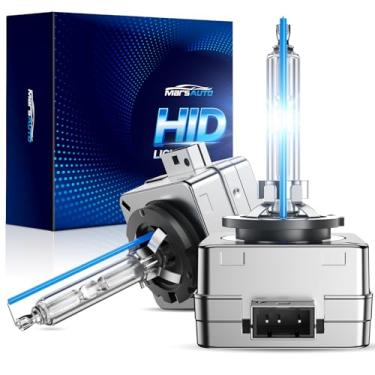 Imagem de Marsauto Lâmpadas HID D1S, lâmpada de xenon branca fria 8000K, 66144 66140 85140 85415 (85415C1) para substituição HID, Plug and Play, pacote com 2