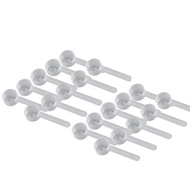 Imagem de Colher de embalagem de medição de plástico de 11 ml (= 2,2 colheres de chá/ = 11 cc/ = 0,74 colheres de sopa/= 11 ml) - para medir e distribuir especiarias, grânulos, pós, para embalagem de sementes