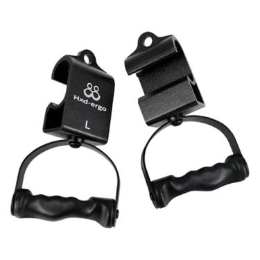 Imagem de YIJU Conjunto de 2 Barras de Exercícios para Treinamento de Força, Multiuso, Ergonômicas e com Rotação de 360° para Puxada Lat.
