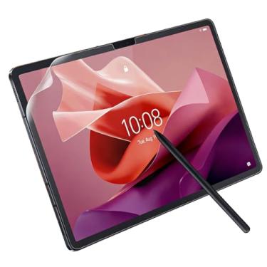 Imagem de YiiLoxo Pacote com 2 protetores de tela fosco para Lenovo Tab P12 [como escrever em papel] Película de papel PET para desenho e escrita