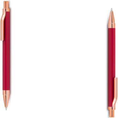 Imagem de Caneta Esferográfica Metal com Ponta Touch, Escrita Azul, Corpo Emborrachado, Grip Emborrachado, Ponta Média 1.0mm, Ambidestro (Kit 2 Preto;)