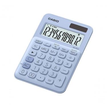 Imagem de Calculadora Mesa Casio Ms-20uc 12 Dígitos Azul Claro