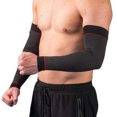 Imagem de Par Manguito Compressão Esportivo Mangas Proteção G Vollo-Unissex