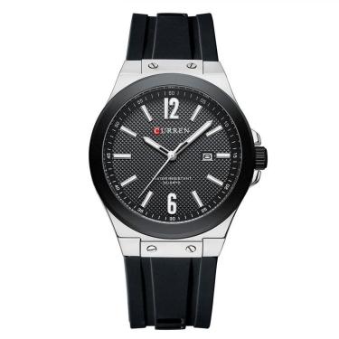 Imagem de Relógio De Luxo Masculino Curren Casual Aço Inox Analógico-Masculino