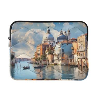 Imagem de Bolsa para laptop River Houses, fina, leve, durável, trabalho, viagem, tablet, bolsa masculina, de 13 a 14 polegadas
