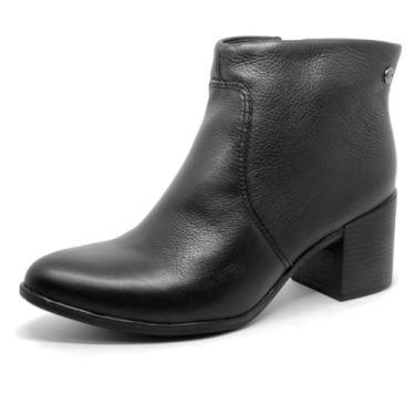 Imagem de Bota Feminina Bottero Cano Curto com Salto Bloco Preto - 34