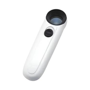 Imagem de Lupa Portátil HD 40X Com 2 Luzes LED Para Identificação De Joias, Diam