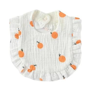 Imagem de Babador De Algodão Floral Para Bebês Com Renda Estilo Coreano Toalha M
