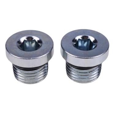 Imagem de TCINDRR 2 Peças De Bujão Enchimento E Drenagem Óleo Da Caixa Câmbio Frontal 2203739 2203738 Compatível Com Polaris Sportsman Rzr Ranger 570 500 1000