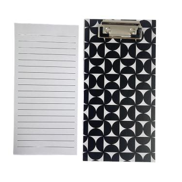 Imagem de Conjunto 1 Bloco de Notas Pautadas 50 Folhas 1 Prancheta School Basics