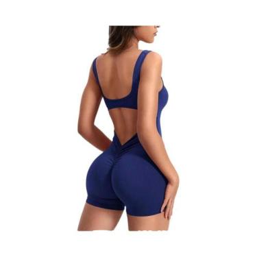 Imagem de Macacão De Yoga Sem Mangas Para Mulheres, Roupas De Fitness Para O Ver