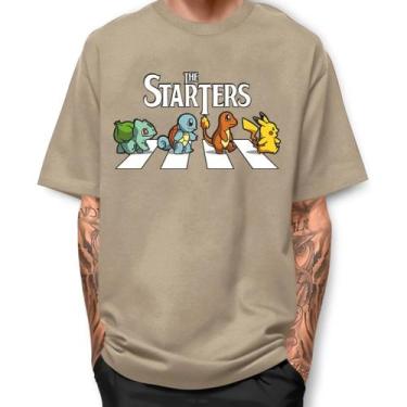 Imagem de Camisa The Starters Camiseta Basica Street Fio 30.1 Algodao BJ2, m, Be