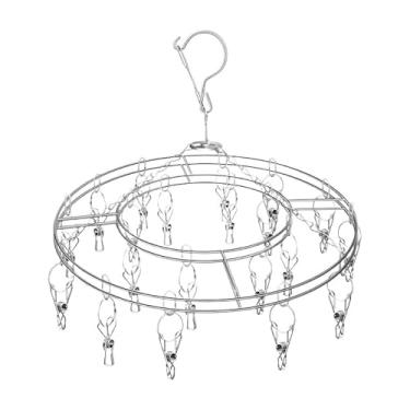 Imagem de Varal Prendedores Roupa Calcinha Cueca Dobrável(Varal Com 20 Prendededdo)