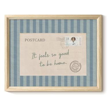 Imagem de VIYYIEA Texturas de madeira emolduradas amor arte de parede casa para sala de estar, arte de impressão em tela quente para paredes, quarto, entrada, decoração de parede de corredor, 35,5 cm C x 28 cm