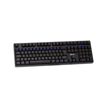 Imagem de Teclado Gamer Mecânico Evolut Frame Mantis LED, Switch Azul, Customizável, ABNT2, Preto - EG218-Unissex