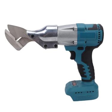 Imagem de Luocute Tesouras de Metal Sem Fio, Cabeça Giratória de 360° Tesoura Elétrica de Corte de Metal de Velocidade Variável Com Controle de Velocidade Contínuo e Luz LED para Carpete de Chapa (Type 2)