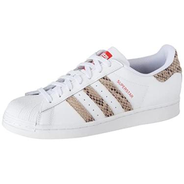 Imagem de Adidas Superstar Tênis feminino, Branco/Wonder White/Better Scarlet, 40