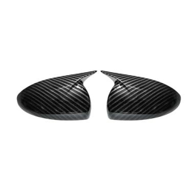Imagem de Capa De Espelho Lateral Do Carro Padrão De Fibra De Carbono Compatível Com Chevrolet Aveo/Sonic 2011-2014(Carbon Look)