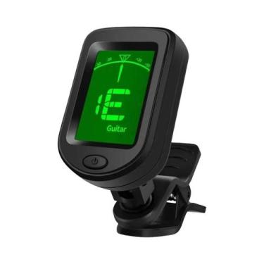 Imagem de Afinador Digital LCD Colorido Para Guitarra Clip-On Afinador Cromático