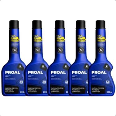 Imagem de Kit 5 Aditivos Para Etanol Alcool Combustivel Proal 200ml
