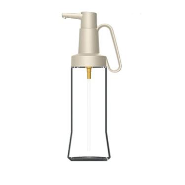 Imagem de Garrafas de óleo dispensador de óleo de cozinha garrafa de óleo e vinagre garrafa de vidro transparente dispensador de azeite lecythus (A)