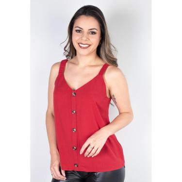 Imagem de Blusa feminina regata botões 51144-Feminino