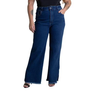 Imagem de Calça Jeans Sawary Plus Size - 280107 - Azul médio 54-Feminino