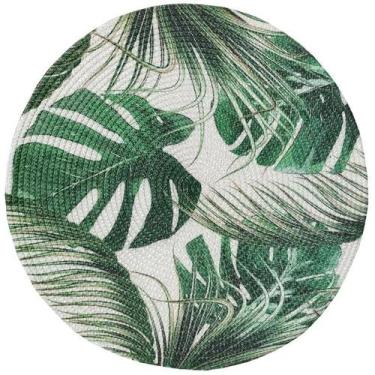 Imagem de Jogo Americano PVC Manaus EST 4 Peças 38 cm Vermelho 012 - Niazitex