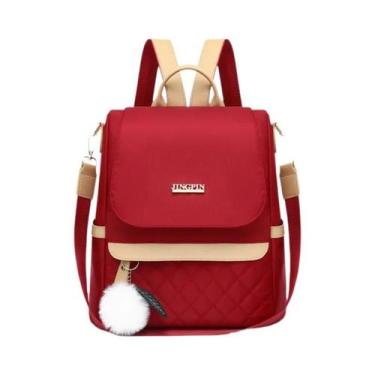 Imagem de Mochila Feminina De Moda Com Alças Ajustáveis, Fecho De Zíper, Forro D