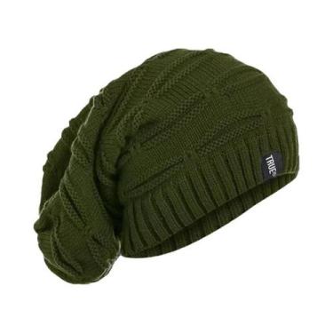 Imagem de Gorro De Inverno Tricotado Para Homens E Mulheres, Tamanho Longo, Boné