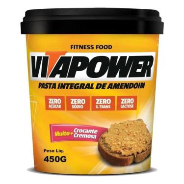 Imagem de Pasta de Amendoim Crocante VITAPOWER 450g