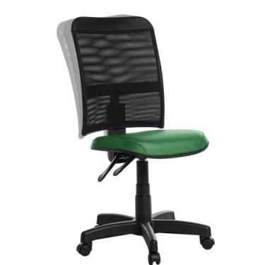 Imagem de Cadeira De Escritório Ergonômica Em Tela Verde RJ - Goldflex
