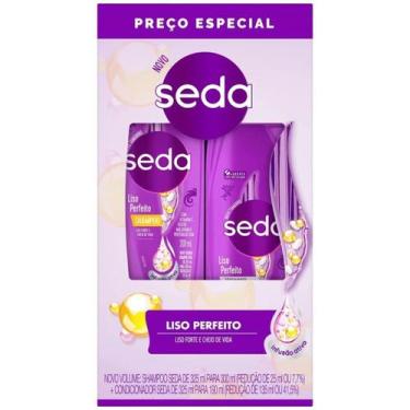 Imagem de Seda Kit Shampoo 300Ml + Condicionador Liso Perfeito 190Ml