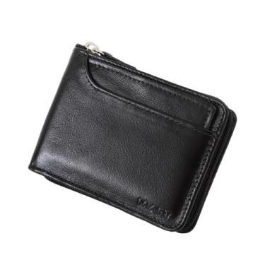 Imagem de Carteira Masculina Couro Legítimo Zíper Cnh RG M.ART 177, Cnh, Carteir