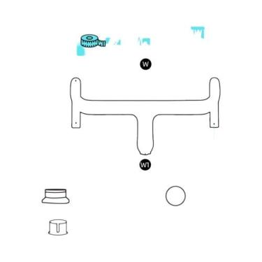 Imagem de Guidão De Bicicleta De Estrada Em Carbono 28.6mm Com Cabo Interno Inte