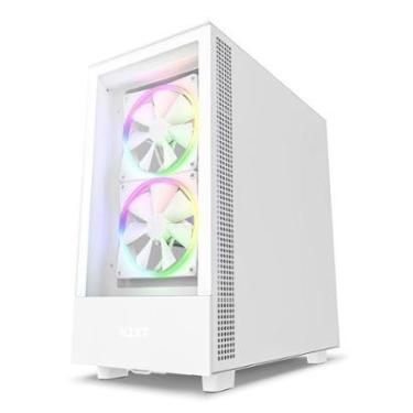 Imagem de Gabinete NZXT H5 Elite Compact, Mid Tower, RGB, ATX 3x Cooler Fan, - CC-H51EW-01-Unissex