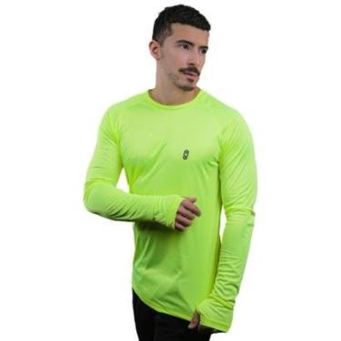 Imagem de Camiseta Skube Com Proteção UV 50+ Segunda Pele Térmica Tecido Termodry Manga Longa Dedeira-Masculino