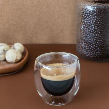 Imagem de Conjunto 2 Copos Para Café de Vidro com Dupla Camada 90ml - Sem Marca