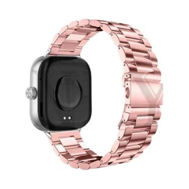 Imagem de Pulseira De Aço Inoxidável Redmi Watch 4 Para Xiaomi Mi Band 8 pro Sma