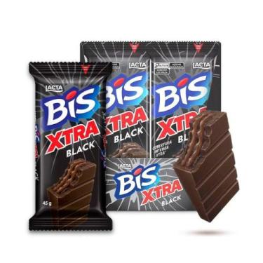 Imagem de Bis Xtra Black Lacta Display 24 Unidades De 45G