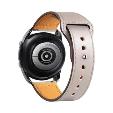 Imagem de Pulseira De Couro Unissex Compatível Com Samsung Galaxy Watch 7/6/5/Pr